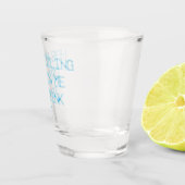 HEEFT PUZZELEN MIJ GEDREVEN OM ? TE DRINKEN SHOT GLAS (Rechts)