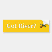 Heeft Rivier? Bumpersticker (Voorkant)
