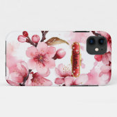Heeft rode-roze kersenbloesems iPhone / iPad hoesj Case-Mate iPhone Case (Achterkant (horizontaal))