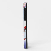 Heeft Roze Kersenbloesem Paarse iPhone / iPad hoes (Achterkant/links)
