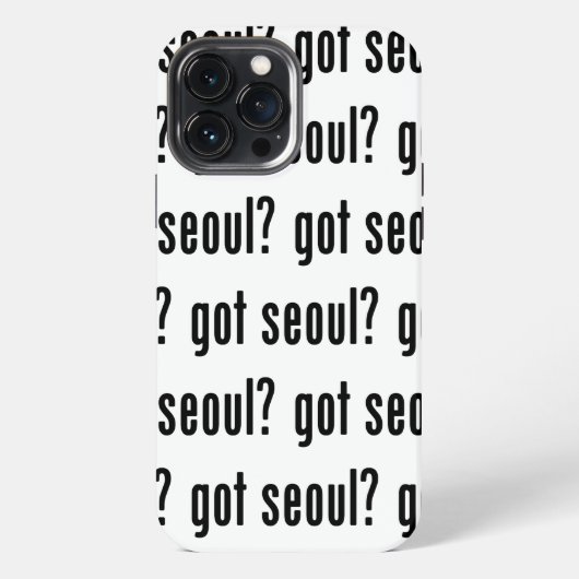 heeft seoul? iPhone hoesje (Achterkant)