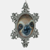 HEEFT SLOT! TIN SNEEUWVLOK ORNAMENT (Links)