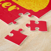 "HEEFT SOMMIGE BUNNY EENVOUDIGER GEZEGD". LEGPUZZEL (Zijkant)