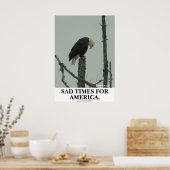 HEEFT TIJD VOOR AMERIKA GEHAALD. POSTER (Keuken)