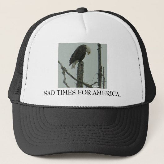 HEEFT TIJD VOOR AMERIKA GEHAALD. TRUCKER PET (Voorkant)