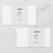 Heeft u een echt hoogwaardig afbeelding van een T- Visitekaartje (Voorkant / Achterkant)