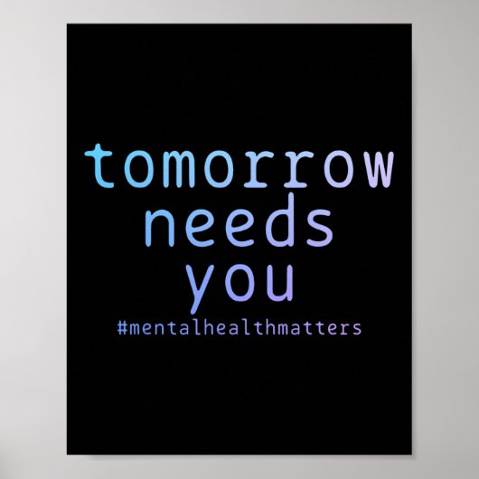 Heeft u psychische problemen nodig zelfmoordbewust poster (Voorkant)