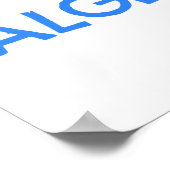 Heeft vandaag geen algebra gebruikt poster (Hoek)