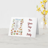 **HEEFT VOOR U EEN SCHIJF** TOT **ITALIË** KAART (Gele Bloem)