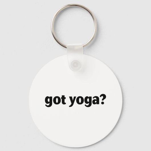 heeft yoga sleutelhanger (Voorkant)