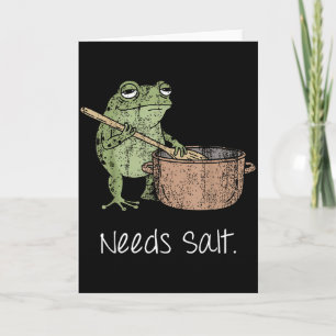 Heeft Zout Grappig Koken Chef Cadeau Kaart