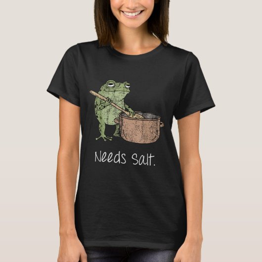 Heeft Zout Grappig Koken Chef Cadeau T-shirt (Voorkant)