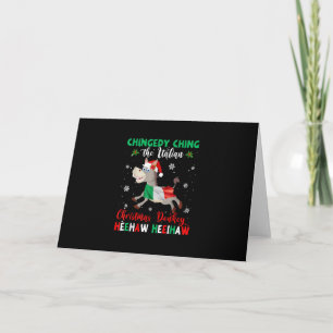 HEEHAW De Kerst-ezel   Ezel Liefhebbers Cadeaus Kaart