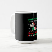 HEEHAW de kerstsleutel | Donkey Lovers Gifts Koffiemok (Voorkant links)