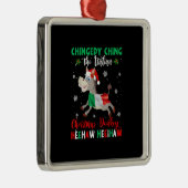 HEEHAW de kerstsleutel | Donkey Lovers Gifts Metalen Ornament (Rechts)