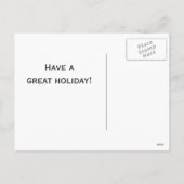 heek en zwarte kat-halloween-Kaart Feestdagenkaart (Achterkant)