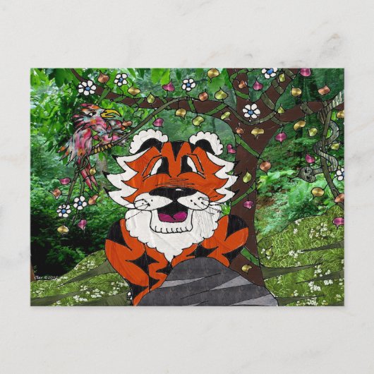 Heek onze planeet Eco-team Tgrr Tiger Apparel Gift Briefkaart (Voorkant)