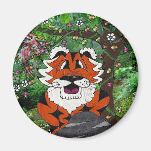 Heek onze planeet Eco-team Tgrr Tiger Apparel Gift Magneet