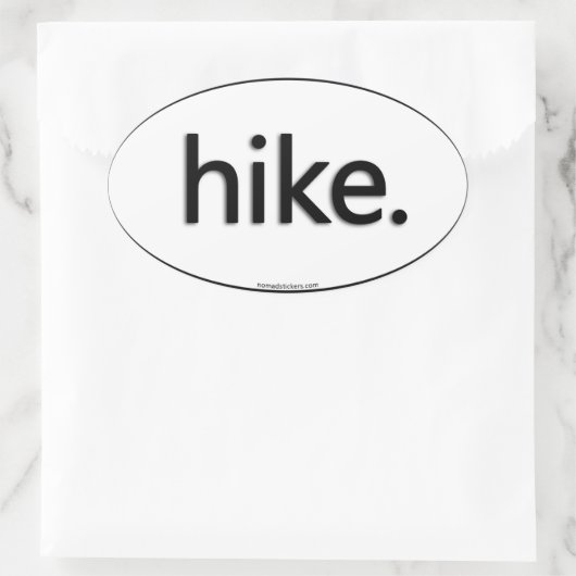 heek. ovale sticker (Tas)