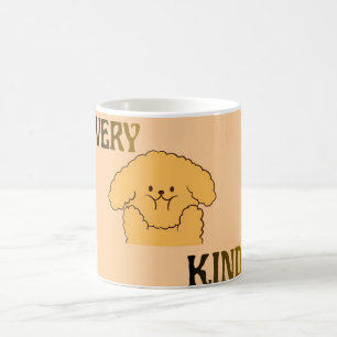 Heel aardige schattige puppy koffiemok