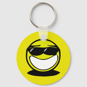 Heel blij met het dragen van aandelen sleutelhanger