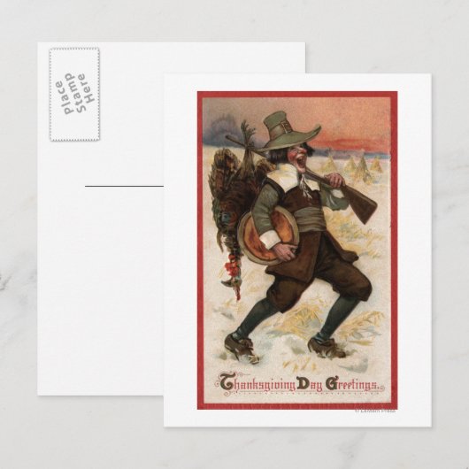 Heel blij voor de Turkse Hunter Briefkaart (Voorkant / Achterkant)