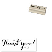 Heel Chic Dank Je Rubberstempel (Gestempeld)