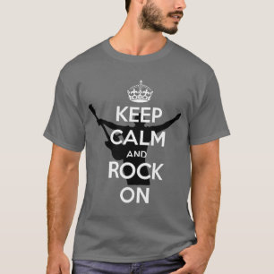 Heel cool blijf kalm en rock aan t-shirt
