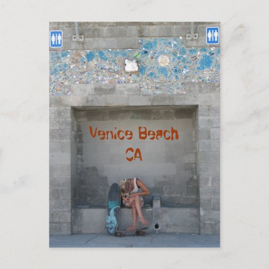 Heel cool Briefkaart van Venice Beach! (Voorkant)