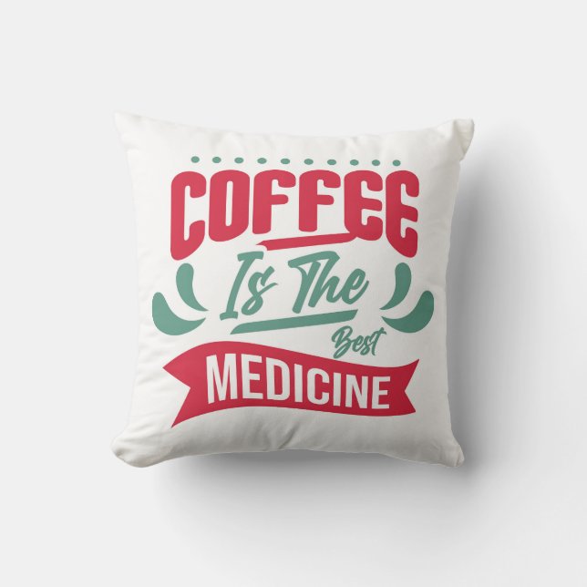 Heel Cool en Schattig Koffie of Java Kussen (Voorkant)