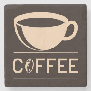 Heel Cool en Schattig Koffie of Java Stenen Onderzetter