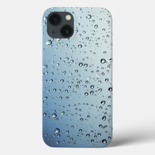 heel cool regendruppels patroon nat uitziend iPhone 13 hoesje