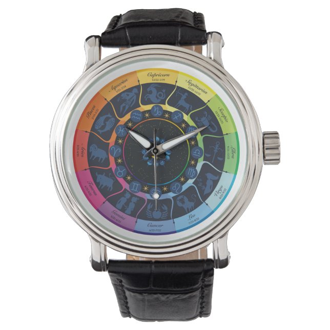 Heel Cool Zodiac Polshorloge Horloge (Voorkant)