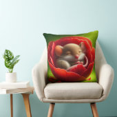 Heel Cute Baby Muis Slapend Kussen (Stoel)