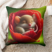 Heel Cute Baby Muis Slapend Kussen (Deken)