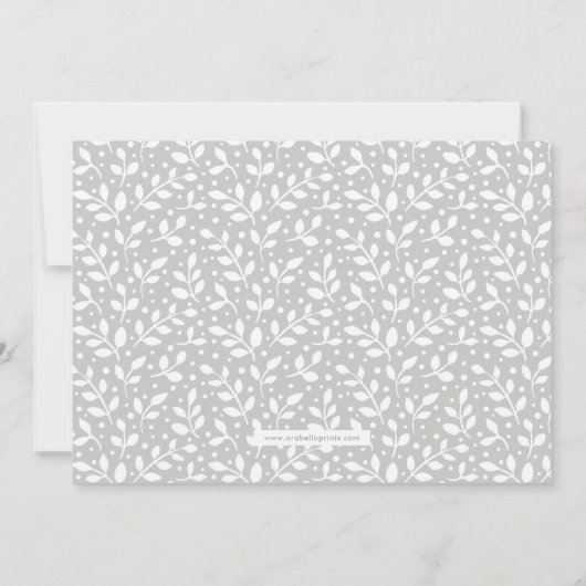 Heel dankbaar | Fotokaart | Aangepaste kleur Bedankkaart (Achterkant)