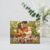 Heel dankbaar | Thanksgiving van het gezin Briefkaart (Staand voorkant)