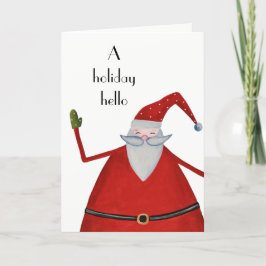 Heel de Groet van Kerstmis van de Pret van het Feestdagen Kaart