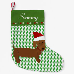 Heel de Rode Gepersonaliseerde Tekkel van de Kleine Kerstsok