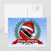 Heel de Stijl van Kerstmis van de Vlag van Feestdagenkaart (Voorkant / Achterkant)