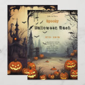 Heel eng Halloween-feest Kaart (Voorkant / Achterkant)