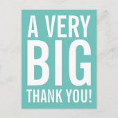 Heel erg bedankt Briefkaart (Voorkant)