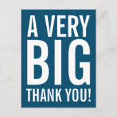 Heel erg bedankt Briefkaart (Voorkant)