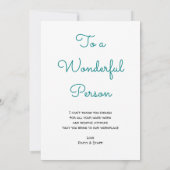 Heel erg bedankt, Casual Kantoor Bedankkaart (Achterkant)