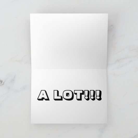 Heel erg bedankt! kaart (Binnen)