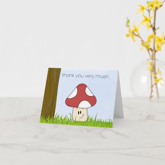 Heel erg bedankt kaart (Gele Bloem)