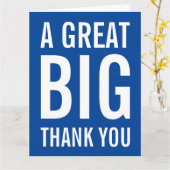 Heel erg bedankt kaart (Gele Bloem)