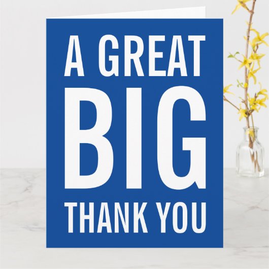 Heel erg bedankt kaart (Gele Bloem)