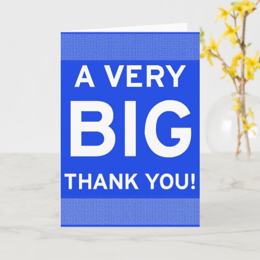 Heel erg bedankt! kaart (Gele Bloem)