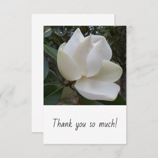 Heel erg bedankt kaart (Voorkant / Achterkant)